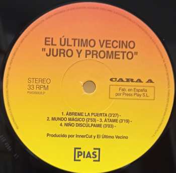 LP El Ultimo Vecino: Juro Y Prometo