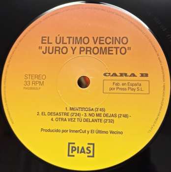 LP El Ultimo Vecino: Juro Y Prometo