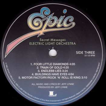 2LP Electric Light Orchestra: Secret Messages