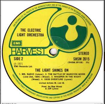 LP Electric Light Orchestra: The Light Shines On
