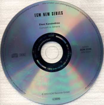 CD Eleni Karaindrou: Concert In Athens