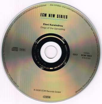 2CD Eleni Karaindrou: Elegy Of The Uprooting