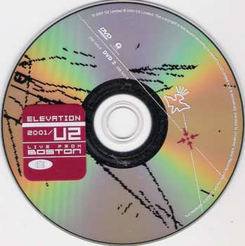 2DVD U2: Elevation 2001 / U2 Live From Boston