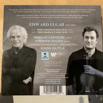 CD The London Symphony Orchestra: Elgar Violin Concerto / Violin Sonata