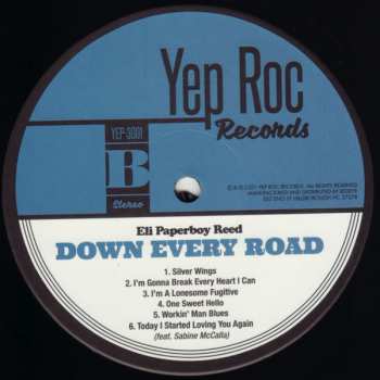 LP Eli "Paperboy" Reed: Down Every Road