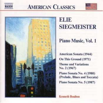 Album Elie Siegmeister: Piano Music, Vol. 1