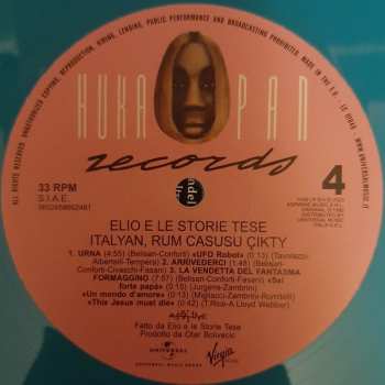 2LP Elio E Le Storie Tese: Italyan, Rum Casusu Çikti CLR | LTD