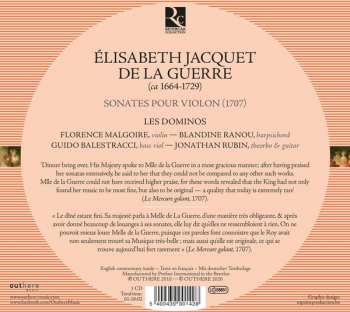 CD Élisabeth Jacquet de La Guerre: Sonates Pour Violon