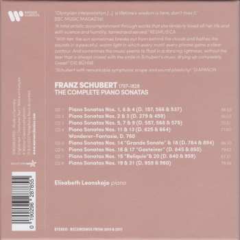 8CD/Set di cofanetti Franz Schubert: The Complete Piano Sonatas