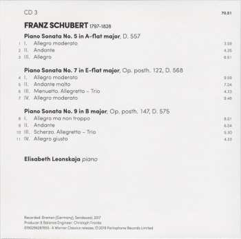 8CD/Set di cofanetti Franz Schubert: The Complete Piano Sonatas