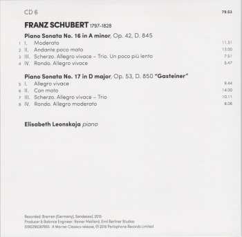 8CD/Set di cofanetti Franz Schubert: The Complete Piano Sonatas