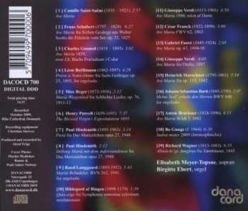 CD Elisabeth Meyer-Topsøe: Til Jomfru Maria = Songs to Our Lady