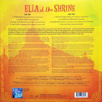 LP Ella Fitzgerald: Ella At The Shrine LTD | CLR