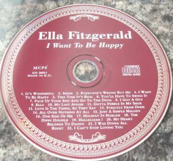 CD Ella Fitzgerald: I Want To Be Happy