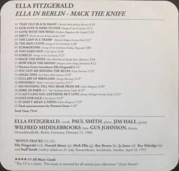 CD Ella Fitzgerald: Ella In Berlin - Mack The Knife