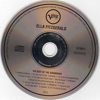 CD Ella Fitzgerald: The Best Of The Song Books