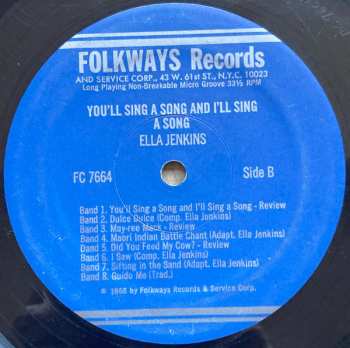 LP Ella Jenkins: You'll Sing A Song And I'll Sing A Song