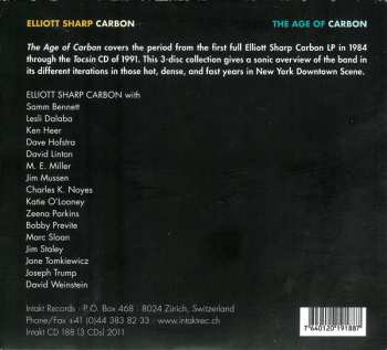 3CD Elliott Sharp: The Age Of Carbon