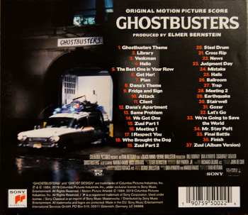 CD Elmer Bernstein: Ghostbusters (Original Motion Picture Score)