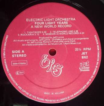 4LP/Set di cofanetti Electric Light Orchestra: Four Light Years