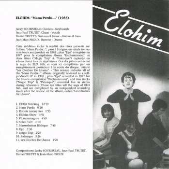 CD Elohim: Mana Perdu...