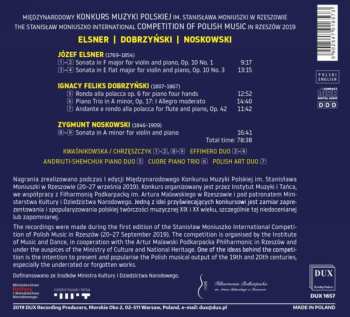 CD Zygmunt Noskowski: The Stanislaw Moniuszko International Competition of Polish Music In Rzeszów  2019, Vol. 5