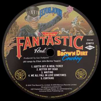 LP Elton John: Captain Fantastic And The Brown Dirt Cowboy