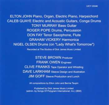 CD Elton John: Empty Sky