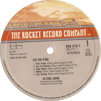 LP Elton John: Ice On Fire