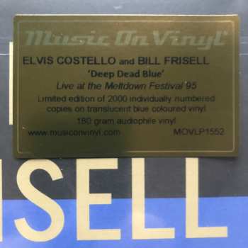 LP Elvis Costello: Deep Dead Blue (Live 25 June 95) LTD | NUM | CLR