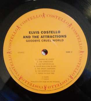 LP Elvis Costello & The Attractions: Goodbye Cruel World