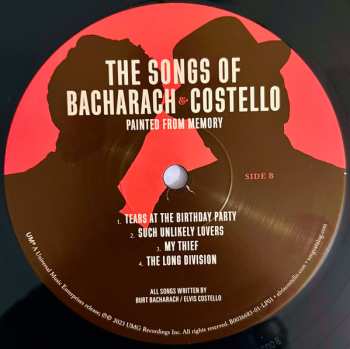 2LP Elvis Costello: The Songs Of Bacharach & Costello LTD