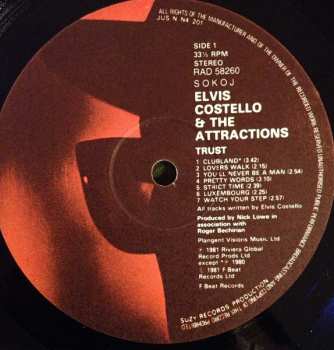 LP Elvis Costello & The Attractions: Trust