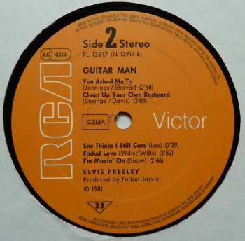 LP Elvis Presley: Guitar Man