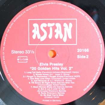 3LP/Set di cofanetti Elvis Presley: 60 Golden Hits