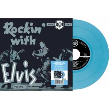 SP Elvis Presley: 7-ep Etranger N19 - Rockin' With Elvis (volume I) (blue Vinyl)