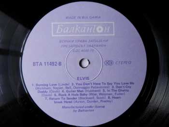 LP Elvis Presley: Elvis