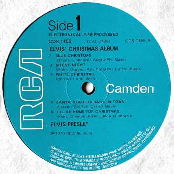 LP Elvis Presley: Elvis' Christmas Album