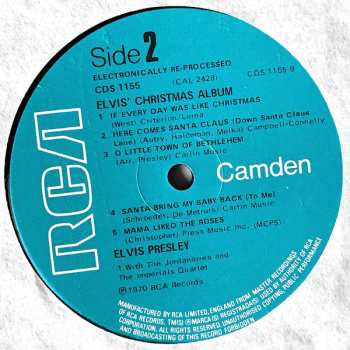 LP Elvis Presley: Elvis' Christmas Album