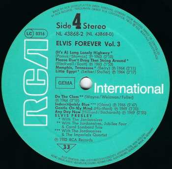 2LP Elvis Presley: Elvis Forever Volume 3