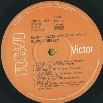 LP Elvis Presley: Elvis' Golden Records Volume 1
