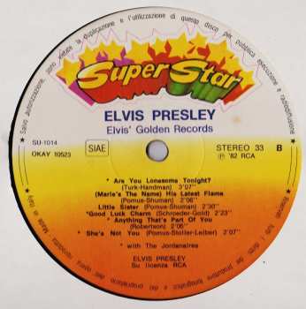 LP Elvis Presley: Elvis Presley (Elvis' Golden Records)