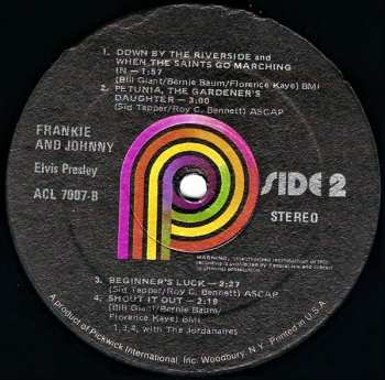 LP Elvis Presley: Frankie And Johnny