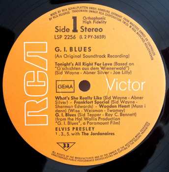 LP Elvis Presley: G. I. Blues