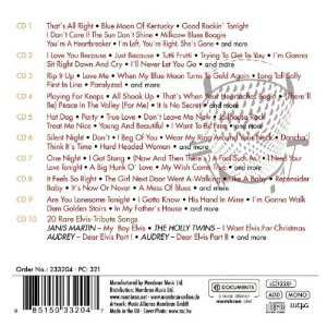 10CD/Set di cofanetti Elvis Presley: Golden Boy  (All 146 Originals From The King 1954-1960 & 20 Rare Elvis-Tribute Songs)