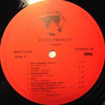 12LP/Set di cofanetti Elvis Presley: His Best Years 1954-1960  -  Complete Works