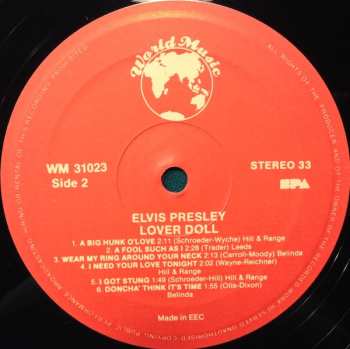 12LP/Set di cofanetti Elvis Presley: His Best Years 1954-1960  -  Complete Works