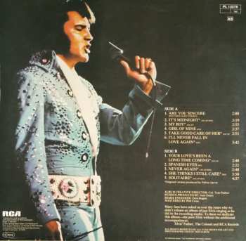 LP Elvis Presley: Our Memories Of Elvis