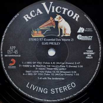 2LP Elvis Presley: Stereo 57 (Essential Elvis Volume 2)