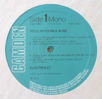 4LP Elvis Presley: The Elvis Presley Collection